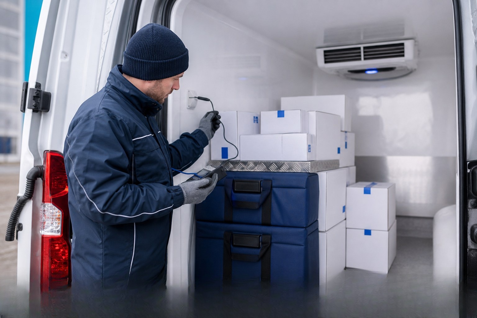 Pharmaceutical and biological-sample logistics teams