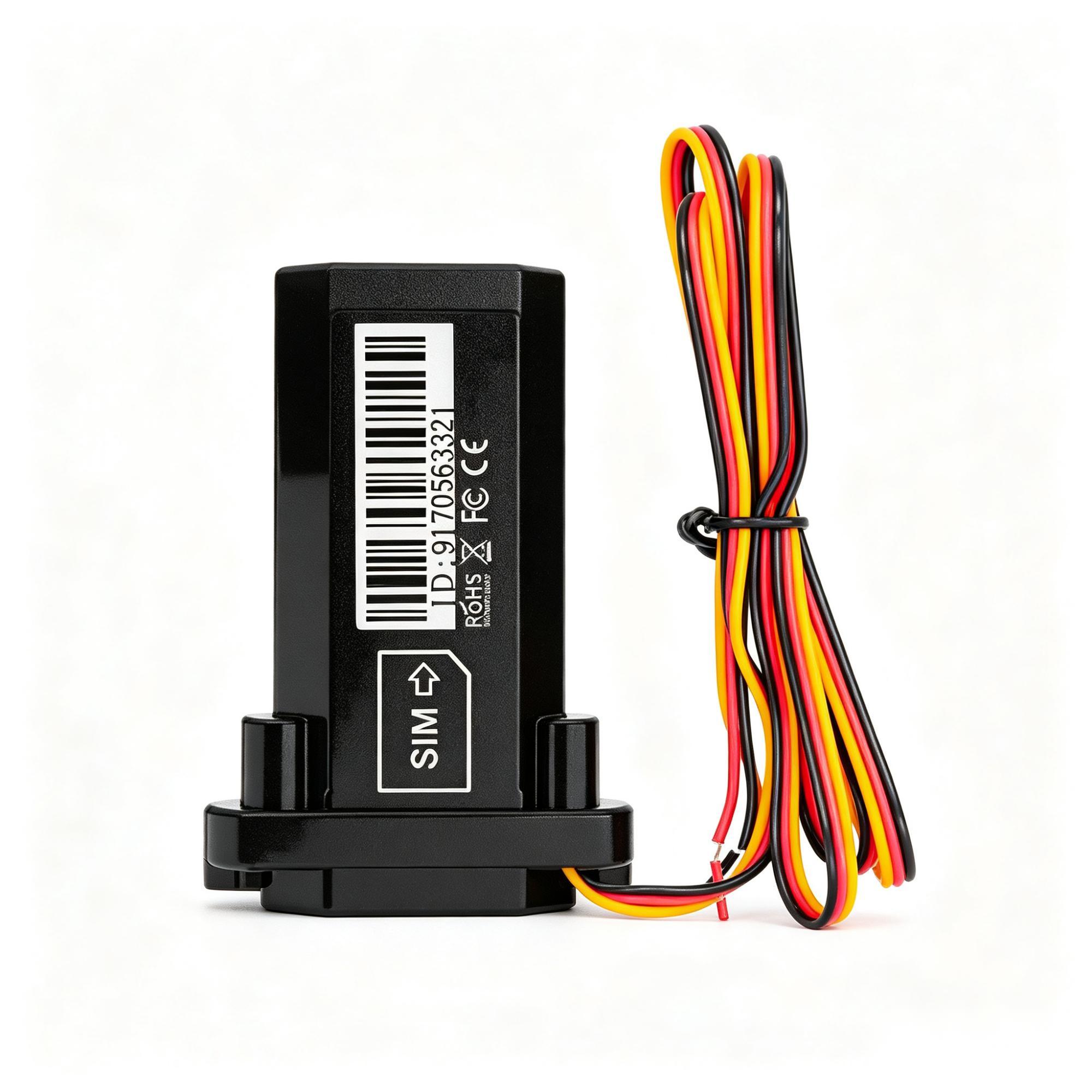 GT02 black tracker with bundled wiring